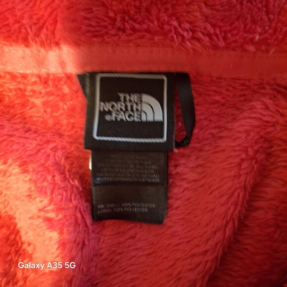 North Face Jacket Womens Medium Full Zip Long Sleeve Outdoors Fuchsia Fleece - Picture 8 of 9